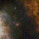 Cúmulos de estrellas en la Constelación de Sagitario.